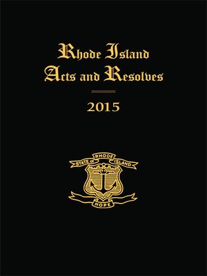 cover image of Rhode Island Public Laws